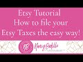 How To File Your Etsy Taxes - Etsy Tutorial