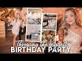 BIRTHDAY PARTY VLOG! My Champagne Birthday Party!