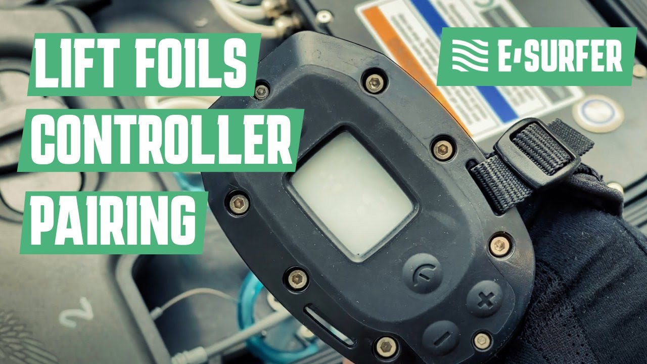 How to pair the Lift Foils eFoil hand controller YouTube