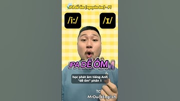 /i:/ vs /ɪ/ - IPA dễ ồm (P1) #tienganhcoban #hoctienganh #tienganhthcs #mrduckenglish