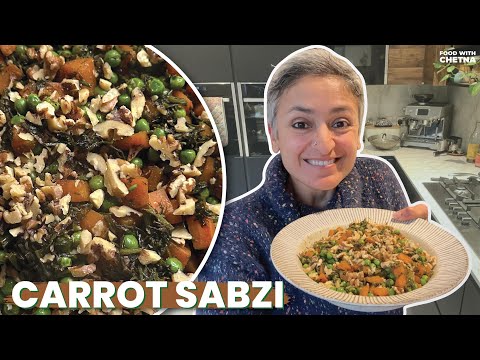 A new way to make CARROT SABZI! A MUST TRY vegan healthy veg recipe.