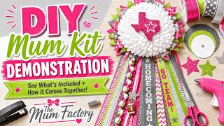 DIY Homecoming Mum Kit Demonstration