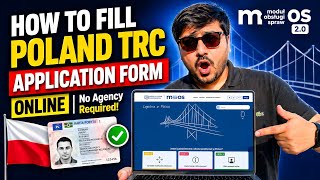 HOW TO FILL POLAND TRC APPLICATION FORM ONLINE| No Agency Required| Poland TRC PR Biggest Update screenshot 1