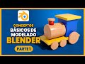 Tutorial básico de modelado en BLENDER  😲😲 Aprende modelado fácil en Blender  Español ::: Parte 1 👈