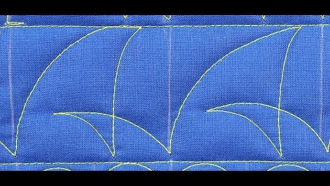 APQS video tutorial: "A" border design