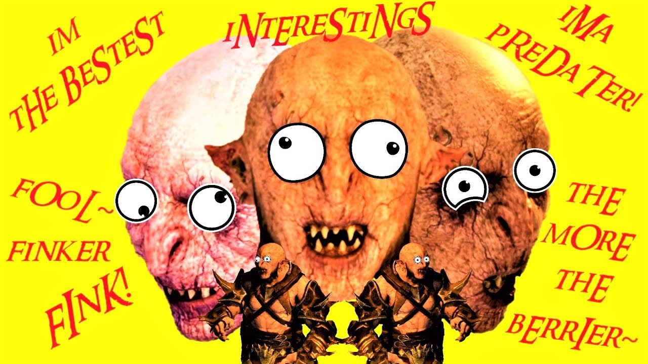 Shadow of War: Middle Earth™ Уникальная встреча с орками и цитаты 