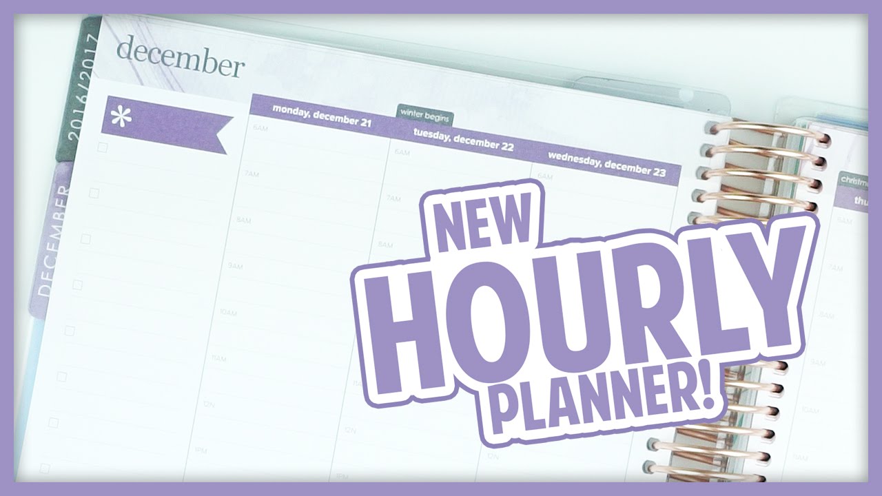 new erin condren hourly planner youtube new erin condren hourly planner youtube