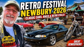 Retro Festival Newbury 2026 | Classic Cars, Bikes & My 1995 Mustang Cobra
