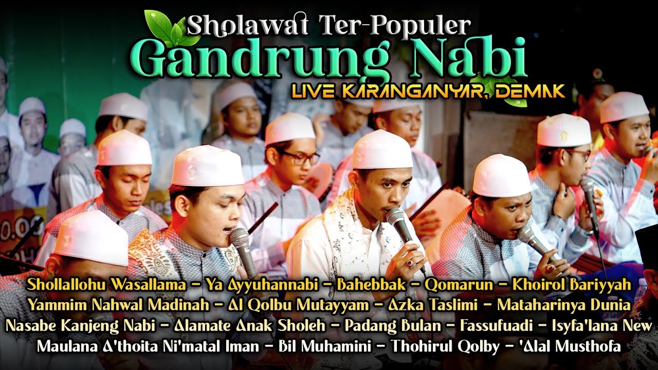 1 JAM SHOLAWAT TER-POPULER GANDRUNG NABI ‼️😱