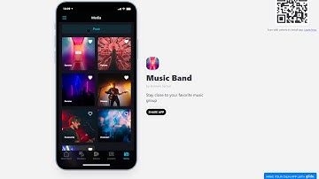 Music App Template Glide