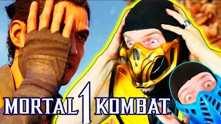 Scorpion & Sub-Zero Play MORTAL KOMBAT 1 Story Mode Chapter  Kuai Liang Scorpion | MK1 Parody!