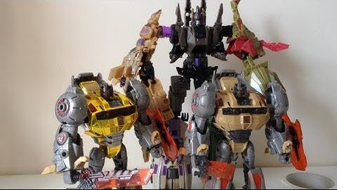 Transformers Platinum Edition Grimlock vs Bruticus