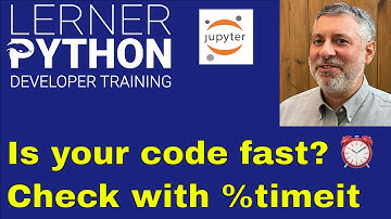 How fast does your Python code run? Find out with timeit
