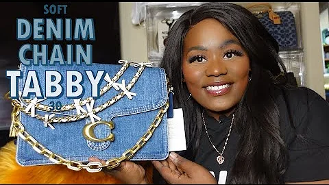 Coach Retail: Unboxing a Soft Denim Chain Tabby 30