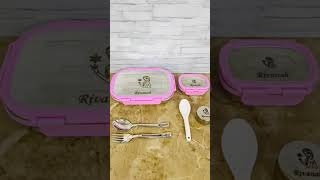 order now customised kids lunchbox set & lunch plates set #personalisedgifts #lunchbox #lunchplate
