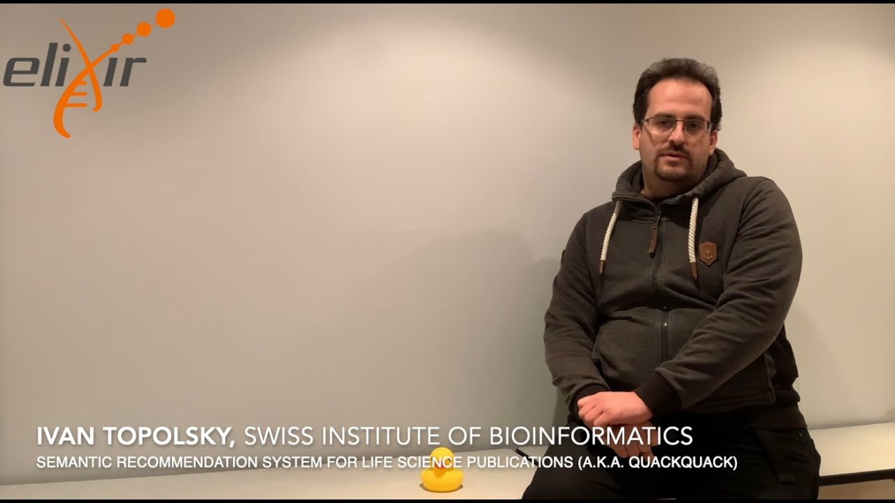 BioHackathon 2019 - Project QuackQuack, semantic recommendation system for life science publication