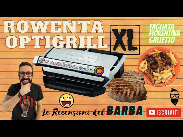 Rowenta Optigrill XL tutorial Electric grill - How to cook sliced ​​-  Florentine - cockerel 