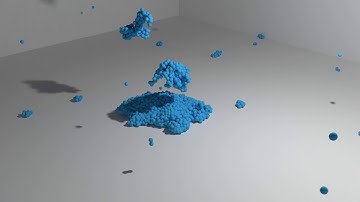 Blender Molecular Simulation (15k particles)