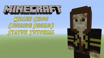 Minecraft Tutorial: Killer Croc (Suicide Squad) Statue