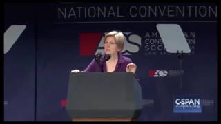 Elizabeth Warren ACS Convention FULL Speech SLAMS 'THIN SKINNED RACIST BULLY Donald Trump. Pt 2 of 3