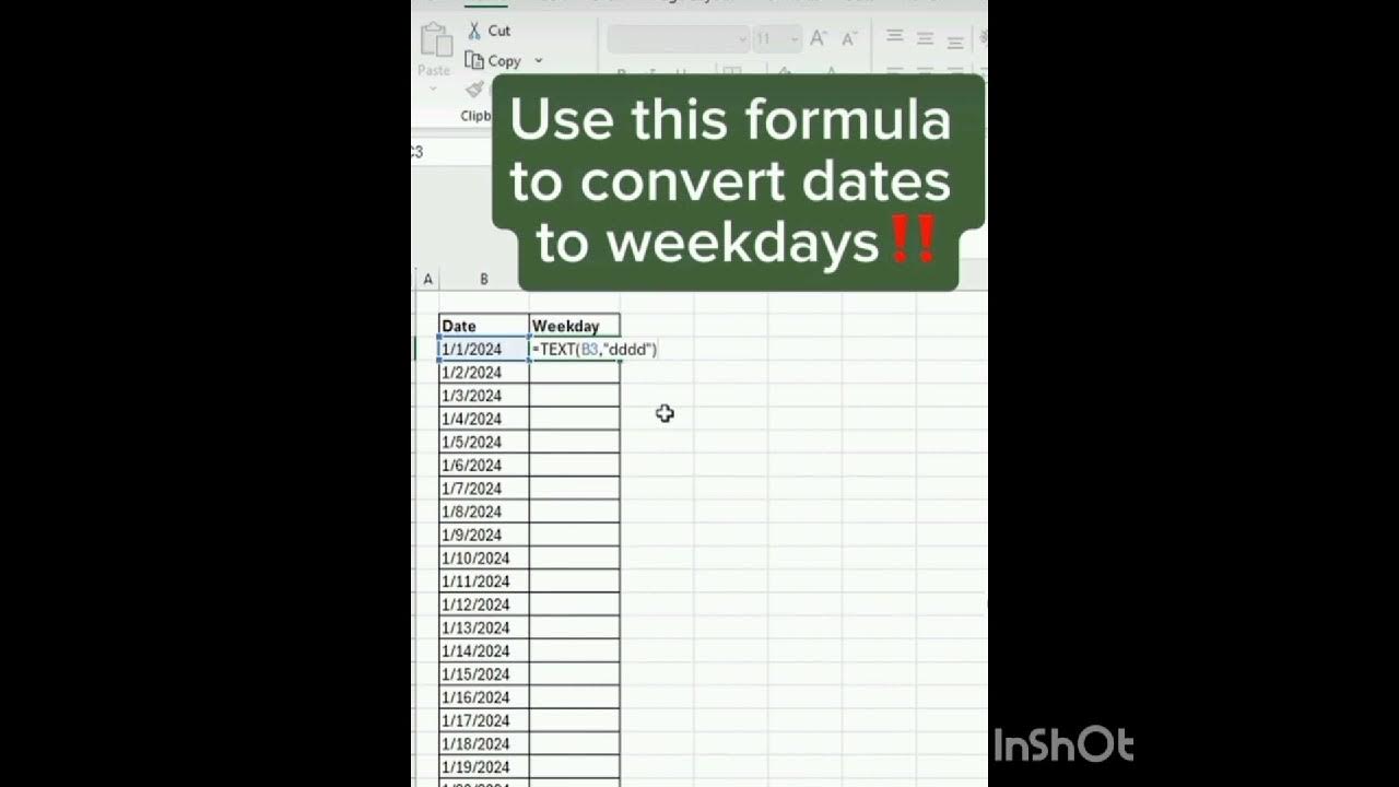 How To Convert Days And Weeks In Excel excel day formula YouTube how-to-convert-days-and-weeks-in-excel-excel-day-formula-youtube