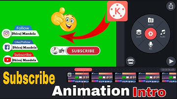 How To Make Subscribe Button Animation For YouTube in Kinemaster Free |Subscribe Intro Kaise Banaye?