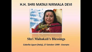 (Sahaja Yoga) 1999-1017 Shri Mahakali's Blessings (Subtitles)