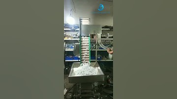 2 channels type automatic plastic cap elevator sorting lifting feeding machine cap sorting line