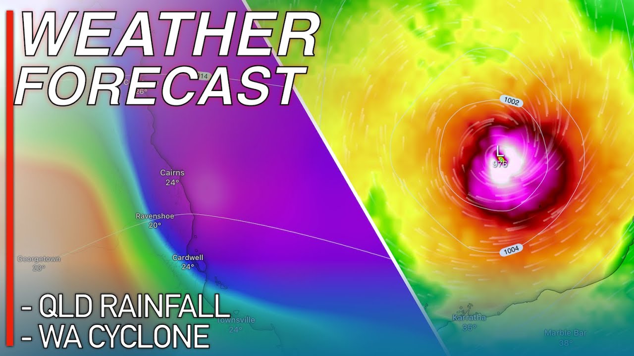 Heavy Rainfall and a Strong Tropical Low Forecast Over North Queensland ...