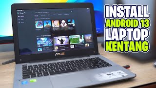 BYE BYE EMULATOR! Main Game Android di Laptop Kentang Pakai BLISS OS ZENITH 2024