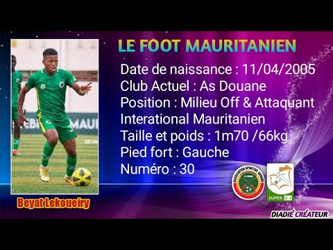 BEYAT LEKOUEIRY ( 2022-2023 ) ( MILIEU OFF & ATT EXCENTRÉ INTERNATIONAL MAURITANIEN - AS DOUANE )