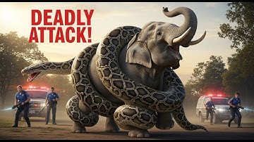 GIANT Python ATTACKS in City Park  You Won