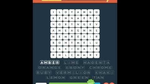 Wordbrain 2 Colors Updated Answers