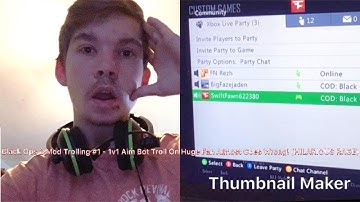 Black Ops 2 Mod Trolling #1 - 1v1 Aimbot Troll On Huge Fan Almost Goes Wrong! (HILARIOUS RAGE)