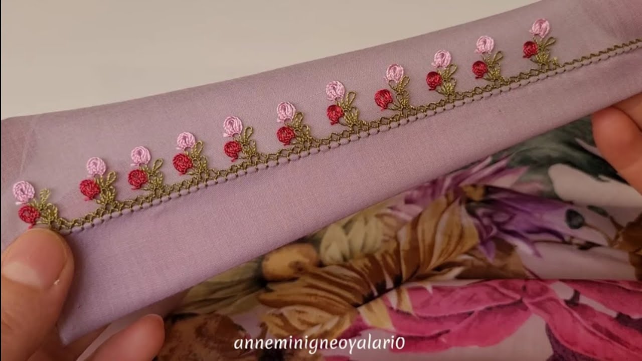 Keloğlan Sıralı İğne Oyası Modeli 💯~annemin iğne oyaları~ #İĞNEOYASI