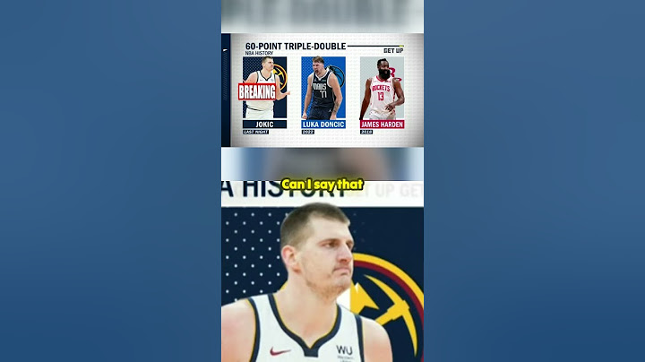 Nikola Jokic  Most points in a triple double ever!