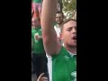 Irish fans singing james mclean song