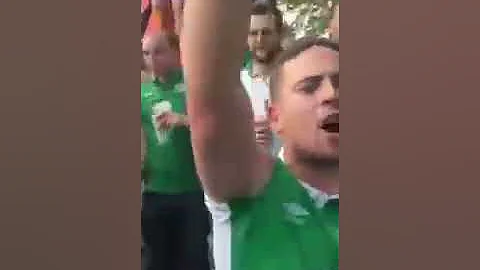 Irish Fans Singing james mclean song