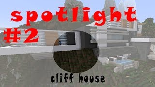 Minecraft Spotlight 2: House on a cliff by xTouk