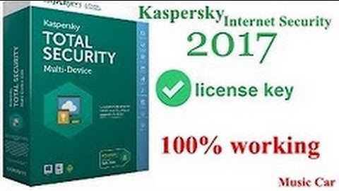 Kaspersky Anti-Virus 2017 with key/activation code - Working 100%