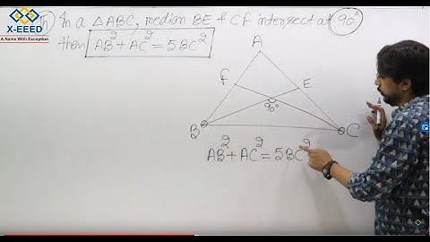 Geometry Class 17 Triangle Part 15 (Length of median) By Kuldeep Mishra
