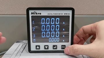 DPM380 CT ratio setting