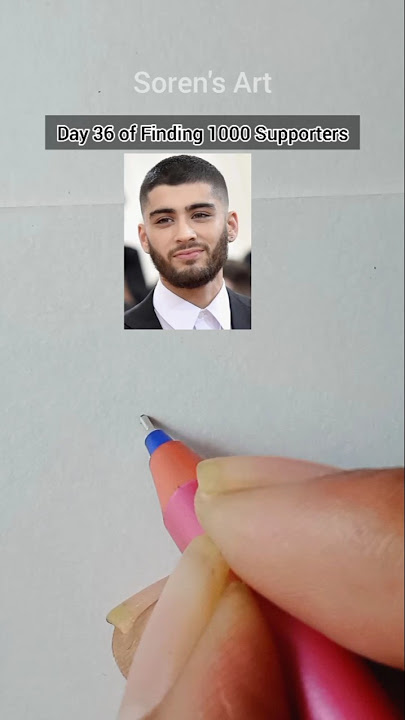 Zayn Malik drawing with his Name | Soren's Art #zayn #zaynmalik #drawing #art #sjram