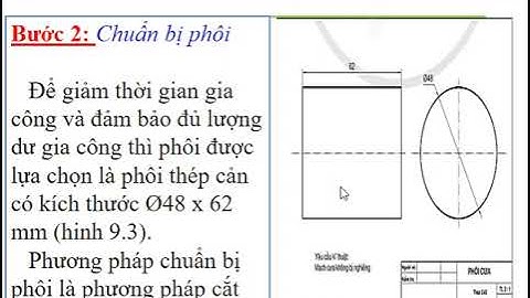 BÀI 9: QUY TRÌNH GIA CÔNG CHI TIẾT