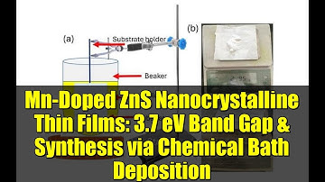 Mn-Doped ZnS Nanocrystalline Thin Films: 3.7 eV Band Gap & Synthesis via Chemical Bath Deposition