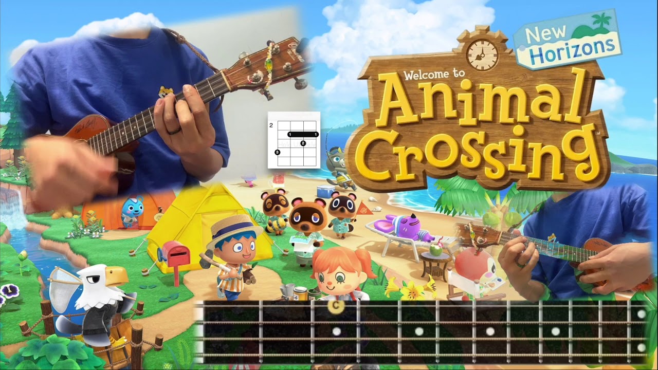 Animal Crossing New Horizons (Main Theme) - Ukulele Tutorial By MaChai