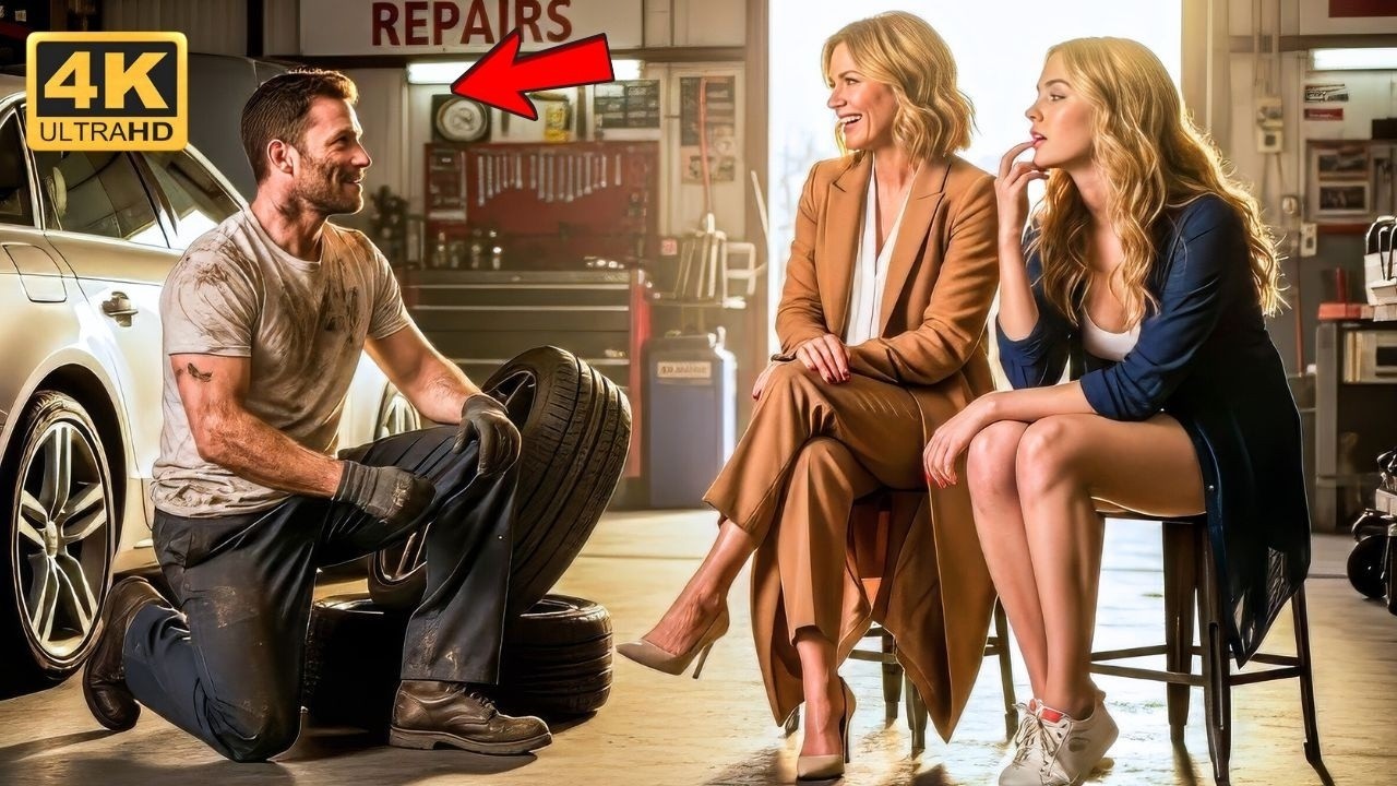 Poor Mechanic Fixed Her Tire for Free… Then a Billionaire Called Him