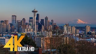 Seattle - The Emerald City - 4K Documentary Film with City Views & Relaxaing Music - Part 1