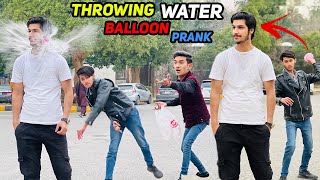Throwing Water Balloon Prank With a Twist @MastiPrankTvOfficial