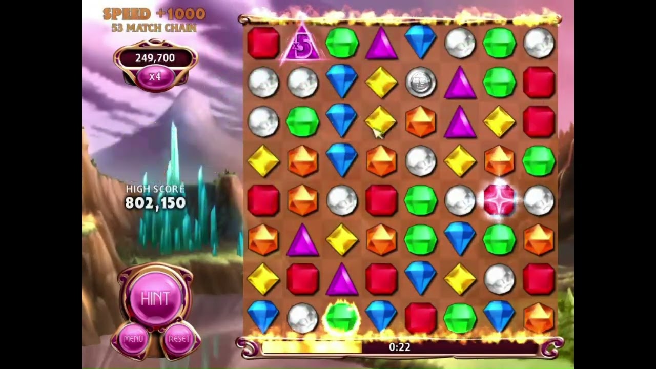 [BPC-01] Bejeweled Blitz PC | 80 Match Chain